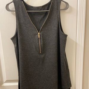 Zip tank top from Suzy Shier